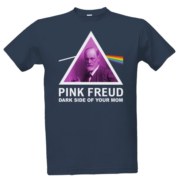 Tričko s potlačou PINK FREUD - Dark side of your mom